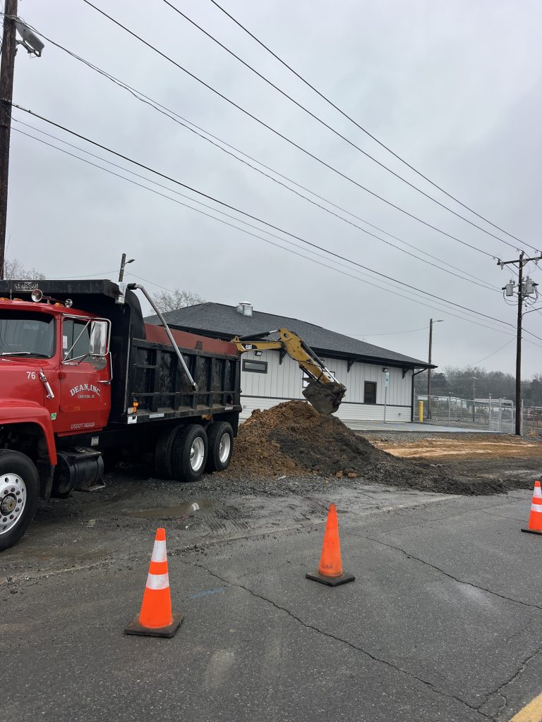 Land grading and site development